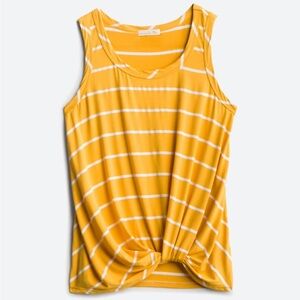 Nine Britton knot-front tank top, size Medium